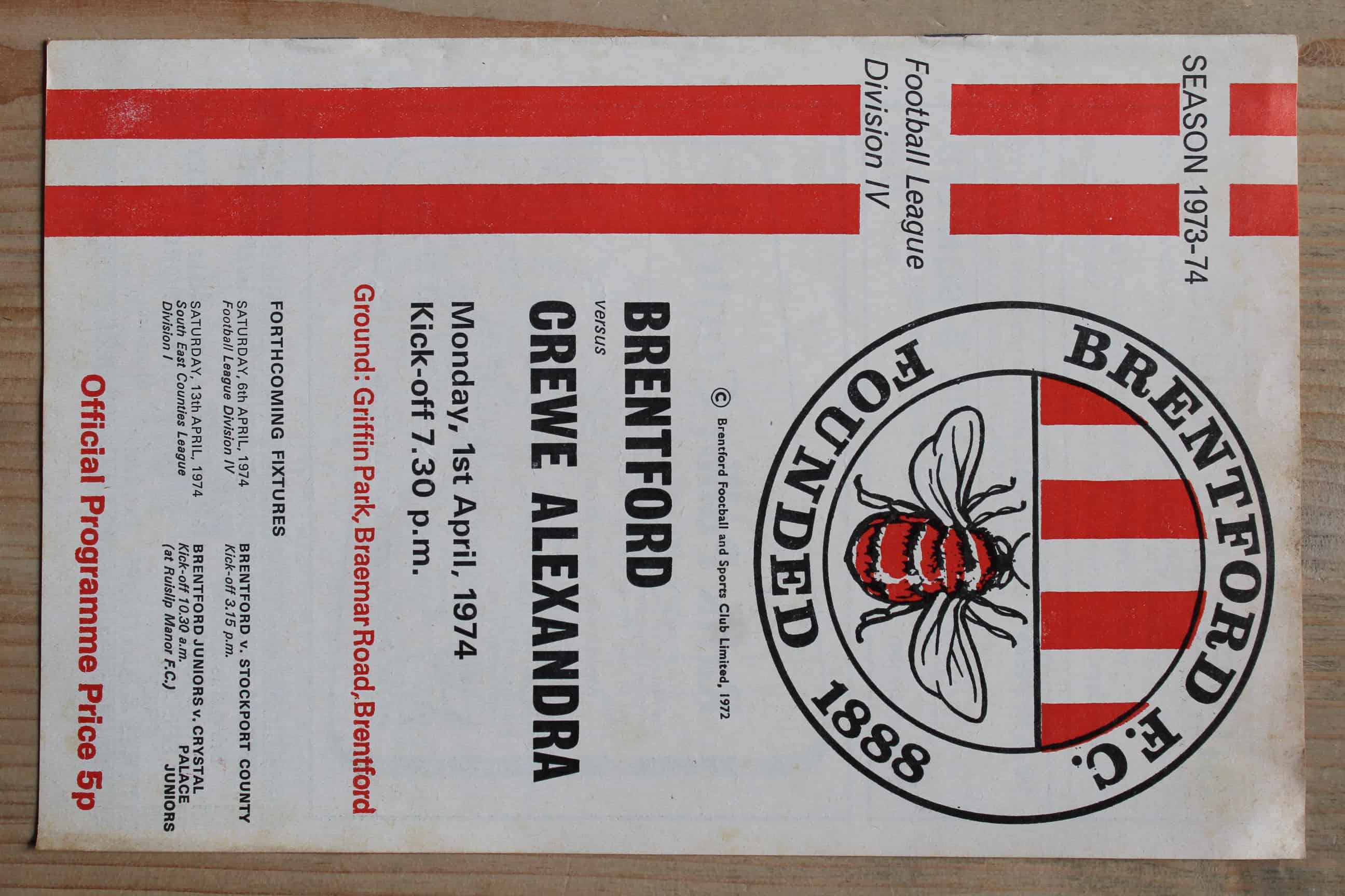 Brentford FC v Crewe Alexandra FC